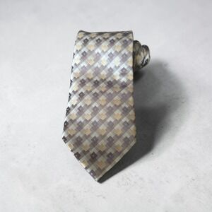 Vintage Chereskin 70's look geometric wide tie eclectic grandpa
